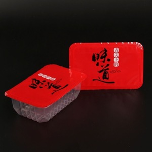 Sealable phim với nắp <span class=keywords><strong>PP</strong></span> Pet nhựa thực phẩm lưu trữ khay bao bì trái cây, thịt, rau - Product Image 5