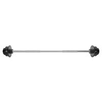 Barre droite ergonomique de haute qualité BYS BYS-208-1 en acier chromé, écologique, pour l'entraînement musculaire commercial
