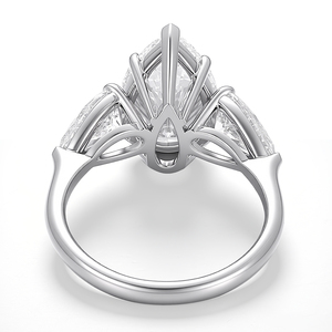 Bague de fiançailles de luxe en or 18 carats avec diamant cultivé en laboratoire certifié IGL, nouveau design, pour femme, cadeau pour la Saint-Valentin - Product Image 3