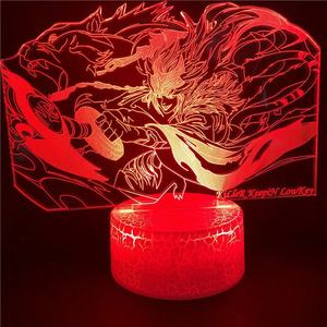 <span class=keywords><strong>LOL</strong></span> League of legend Game Figure Ahri The Nine tail <span class=keywords><strong>Fox</strong></span> lights 3D Led RGB Neon Night Light - Product Image 6