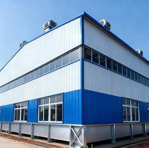 ورشة عمل هيكلية فولاذية صناعية من شركة ZHILIAN STEEL STRUCTURE مع رافعة علوية للورش والمصانع (موديل ZL0004) - Product Image 3