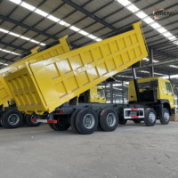 Camion de marque Sinotruk d'occasion 6x4 10 roues 40 cubique Camion Howo Prix Neuf Camion benne d'occasion 40 tonnes
