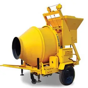 JZC mixer beton 350 liter/mixer beton terpasang trailer