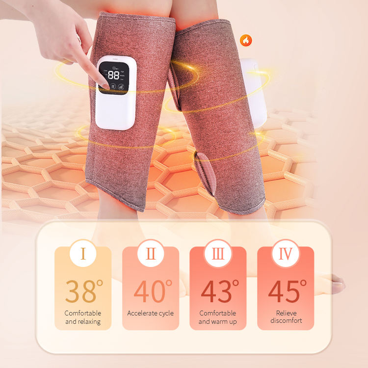 ORANGLES KC-Certified Electric Air Pressure Leg Massager | Deep Muscle Relaxation Machine for Calf & Foot | Cordless Compression Therapy – orangles Kuwait - angled perspective - presenting advantages - Image 4 of 6 | fits any environment | Purchase KC-Certified Electric Air Pressure Leg Massager | Deep Muscle Relaxation Machine for Calf & Foot | Cordless Compression Therapy – orangles Kuwait Michigan | Free Shipping ORANGLES