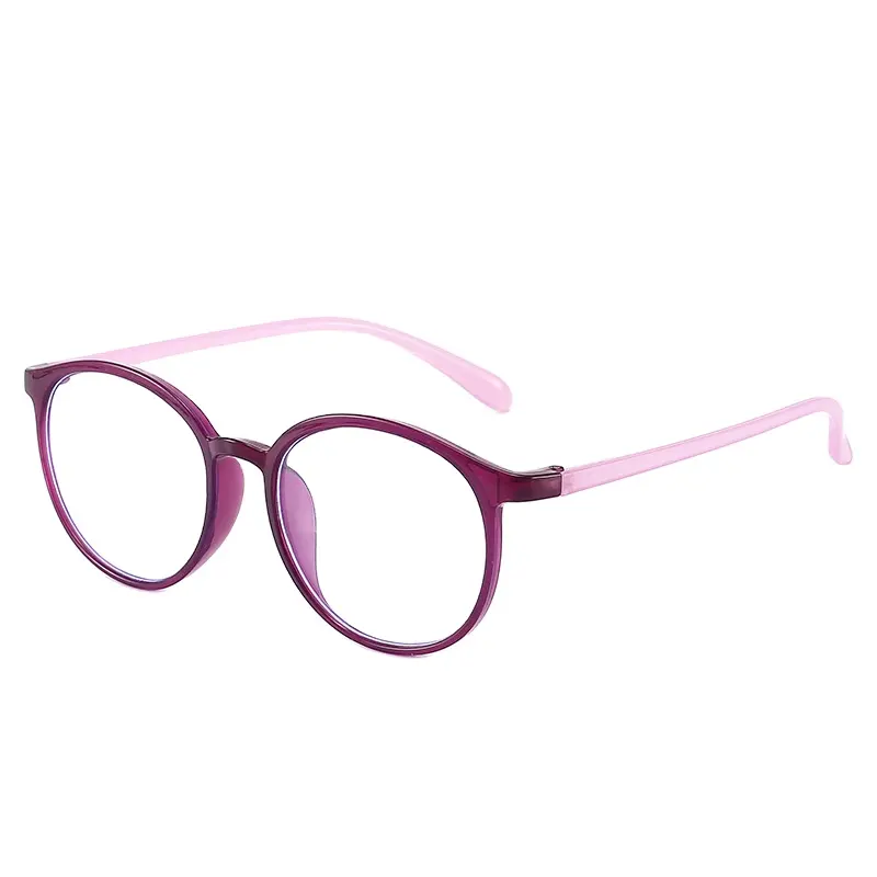 2024 Ins Koreaanse Retro Mode Leesbril Ultralichte Make-Up Artefact High-Definition Anti-Blauw Licht Platte Spiegelbril Fr