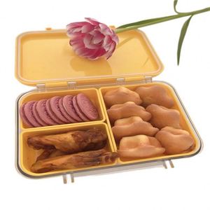 Leakproof 3-<b>Compartment</b> Kids Bento <b>Box</b>, BPA Free Plastic Snack Container, Microwave Safe <b>Lunch</b> <b>Box</b> for Toddlers, School - Product Image 6