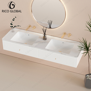 อ่างล้างหน้าทรงดอกไม้สไตล์ยุโรปคลาสสิกสมัยใหม่ ทำจากเซรามิกพอร์ซเลน สำหรับห้องน้ำ ล้างมือ หินแกรนิต ใช้ในบ้าน ผลิตในมาเลเซีย รับผลิตแบบ OEM - Product Image 2