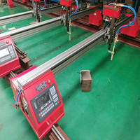 Coupeur de découpeuse de CNC de plasma et de flamme de portique de rail au sol orbital de faible coût du fabricant pour des plaques métalliques