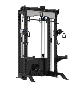 Gym Equipment Multi Functional Trainer with <strong>Lat</strong> <strong>Pull</strong> <strong>Down</strong> / Low Row <strong>Attachment</strong> Squat Rack Smith Machine - Product Image 5