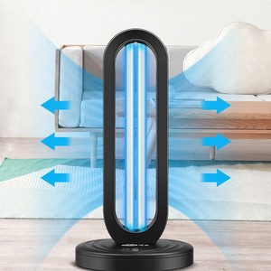 Lámpara de Ozono UV para Interiores, 38W, Portátil, para Uso Doméstico, Esterilizador de Luz Púrpura - Product Image 1