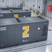 Atlas copco zt zr compresseur d'air à vis rotatif sans huile atlas copco