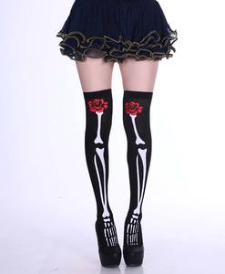 <span class=keywords><strong>Medias</strong></span> de Halloween 2026 para <span class=keywords><strong>Mujer</strong></span>, <span class=keywords><strong>Medias</strong></span> Largas hasta el Muslo con Diseño de <span class=keywords><strong>Esqueleto</strong></span>, HCPS-041 - Product Image 3