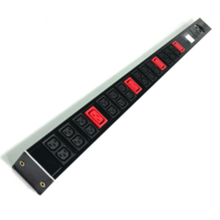 PDU haute puissance ICPDU P+ 32A 230V triphasé 4 ports C19 24 ports C13 28 ports Installation verticale PDU MQTT SNMP Installation minière