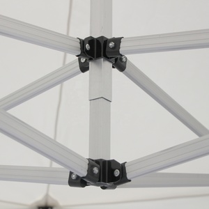 Custom Outdoor White 10ftx10ft Aluminum Folding <strong>Canopy</strong> Marquee Tent <strong>Sides</strong> 300g/m2 White Polyester PVC Coating for Car Parking - Product Image 5