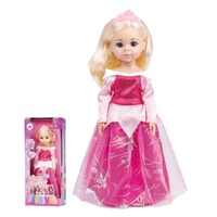 Poupée américaine africaine de 12 pouces avec robe, petite poupée en silicone, cheveux bouclés, jouet éducatif, dessin animé, cadeau d'anniversaire