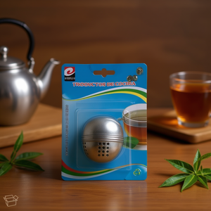 Infuseur à thé en acier inoxydable chinois avec boules à thé, type cuisine - Product Image 3