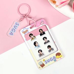 Nuevos productos promocionales del álbum ARIRANG de Bangtan Boys, llaveros acrílicos con figuras de SUGA, JHOPE, JK y V, regalos de recuerdo para fans. - Product Image 4