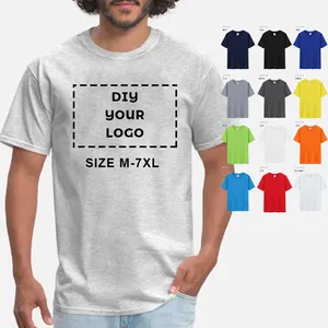 Size M-5XL Customization Your Own Design Brand Logo Print T-Shirt Soft Cotton Fashion Unisex Top Tee DIY Clothes Team Clothing