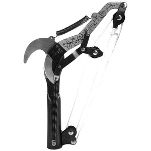 High Altitude Pruning Shears 300mm Length Three Pulley Ratchet Industrial Grade Metal Blade Steel For Tall Trees Landscaping - Product Image 3