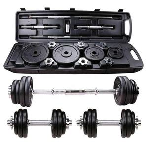 多機能ジムダンベルセット重量挙げホームフィットネス調節可能なバーベル50kgクロームダンベルセット - Product Image 3
