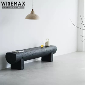 Banco <span class=keywords><strong>de</strong></span> madera <span class=keywords><strong>de</strong></span> <span class=keywords><strong>pino</strong></span> macizo ordic para dormitorio, mueble <span class=keywords><strong>de</strong></span> lujo para sala <span class=keywords><strong>de</strong></span> estar, sofá lateral para casa y Villa - Product Image 5