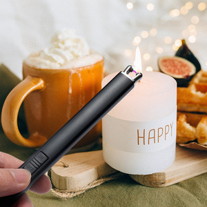 USB Pulse Igniter Rechargeable Windproof Metal Lighter For Candle Lighting - Product Image 1