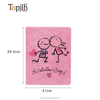 Carnet en cuir PU A5 personnalisé Topjlh avec photo, couverture souple, pages vierges imprimables, journal, agenda, cadeau d'entreprise, pour le bureau, l'école, en gros