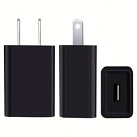 Adaptateur de voyage universel mini 5W 10W avec prise EU, chargeur mural USB portable 5V 1A 2A, alimentation domestique, prise 1A
