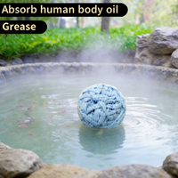 Boules de spa bleues de qualité supérieure pour services de spa et sources chaudes, nettoyage de l'eau, choix confortable et sain pour les baignoires