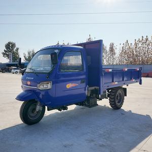 250cc benzine motor riksja diesel kiepwagen driewieler 3 ton driewielige diesel kiepwagen - Product Image 3