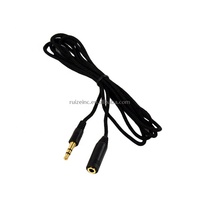 Cable de extensión de audio estéreo de 3,5mm Cable de extensión de auriculares para MP3/4 auriculares ordenador teléfono móvil 5/3/1.5M
