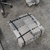 Maille métallique expansée en aluminium anodisé pour mur-rideau extérieur et revêtement de façade de bâtiment, panneau de façade
