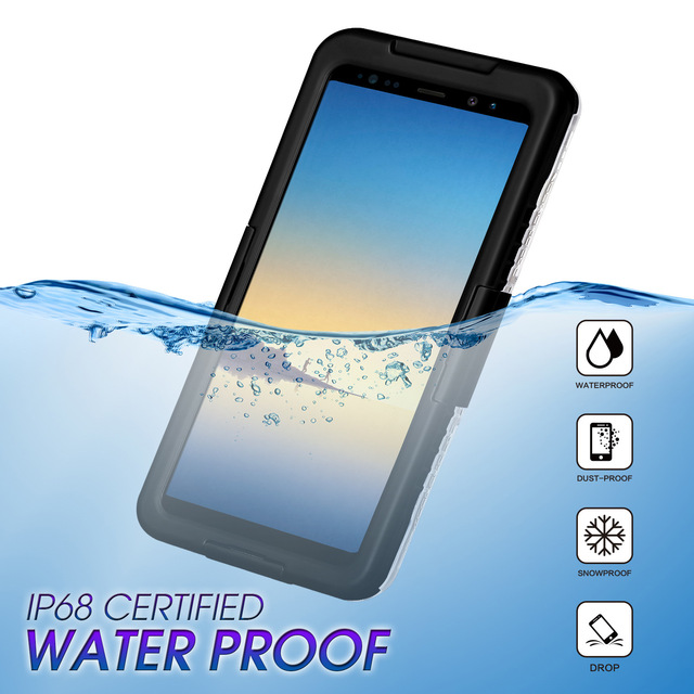 IP68 Waterproof Mobile Shockproof Phone Case for iPhone Samsung Xiaomi Google Oppo Vivo Moto Cover Phone Under 7 Inch
