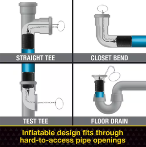 Hochwertiger 2-Zoll-Naturkautschuk-Testkugel-Rohrstopfen, 13 psi Arbeitsdruck, zum Abdichten und Testen von Rohren - Product Image 6