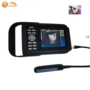 Veterinair Diergebruik 2d Volledig Digitaal Zwart-Wit Handheld Kleine Ultrasone Machine Voor Huisdieren Met Hoge Resolutie