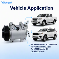 Compresseur de climatisation automobile YLS 92600-EB01B DKS17D 7PK 12V R134a pour Nissan Navara D40 Pathfinder R51 NP300