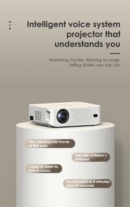 Rayingtech Y2pro มินิโปรเจคเตอร์ LED 1080P ขนาด8GB รอม Android 9 WIFI 6 4K ความละเอียดสูงสุดอัจฉริยะพกพาได้800โฮมเธียเตอร์ - Product Image 6