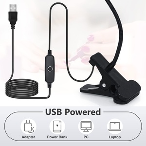 Lampe UV LED 3W noire et argentée à col de cygne et pince, 35NM, pour séchage et polymérisation des ongles en gel – Meilleure vente - Product Image 4