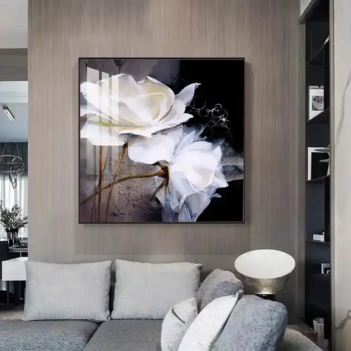 3D Customise Fashion Crystal Porcelain Painting Artwork Wall Paintings For Dining Room Living Room Bedroom