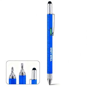Herramienta Multiusos para el Hogar, Regla, Nivel, Bolígrafo con Destornillador Multifunción y Punta de Bola para Promociones - Product Image 1