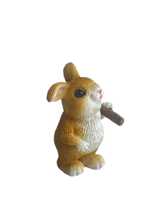 Mini Garden Gifts Hot Selling Resin <strong>Crafts</strong> for Home Rabbit Hoe Ornament - Product Image 4