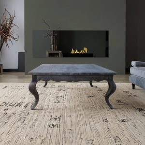 Thiết kế hiện đại đá Sồi vuông Bàn cà phê bàn trà chuyển đổi chiều cao thấp đồ nội thất phòng khách để sử dụng nhà - Product Image 1