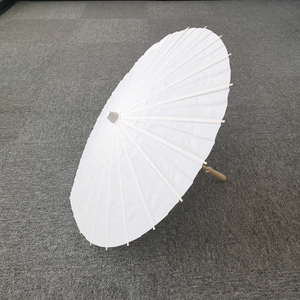 Parasol en papier pour mariage, <span class=keywords><strong>parapluie</strong></span> en papier pour fête, cadeau de fête, 60/80 cm, parapluies blancs pour la fête prénuptiale, centre de table, accessoires photo - Product Image 5