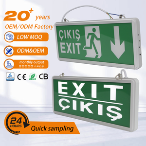 Tuoming Feux de secours Lumière de sortie Led Signe Emerg Light Welcome Oem Odm Led Aluminium - Product Image 2
