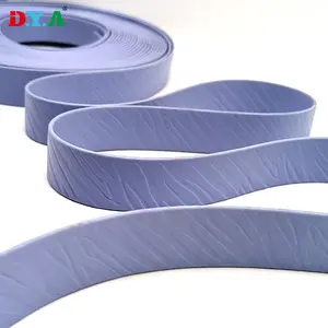 Width 2.5cm Thickness 2.5mm PVC Coated Webbing Non-slip texture Biothane Webbing for Dog Leash