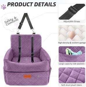 Coussin <span class=keywords><strong>rehausseur</strong></span> de siège auto pour chien et chat, housse de protection imperméable pour l'extérieur et l'intérieur - Product Image 1