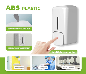 Dispensador de Jabón Manual de Cartucho Recargable de 1000 ml, Moderno y Ecológico, Marca FANDA, Hecho en Taiwán - Product Image 5