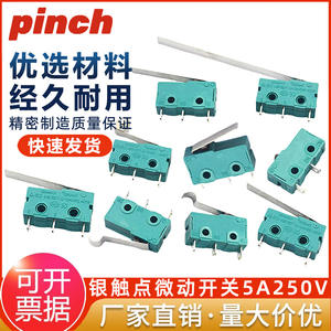 Microinterruptor de Presión KW12-A 5A 250V SPDT con Terminal de Tornillo, Interruptor de Límite Industrial con Cubierta Verde - Product Image 5