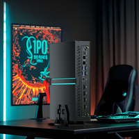 Popular Mini PC para juegos con Intel Core I7/I9 14th 14700F/14900F 2 * DDR5 Ranura 128GB Max4K 4USB3.0 HD + 3 * DP4K GDDR6 Memoria de video