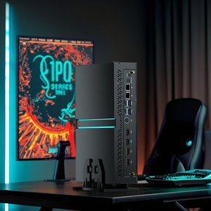 Phổ biến mini chơi game PC với Intel Core I7/I9 14700f/14900f 2 * DDR5 khe cắm 128GB max4k 4usb3.0 HD + 3 * dp4k gddr6 video Bộ nhớ - Product Image 4